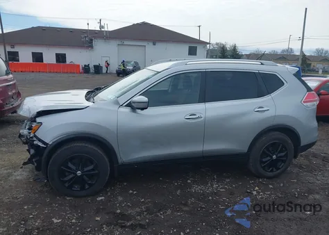 2016 Nissan Rogue Sv from USA, damaged, VIN KNMAT2MV3GP640153